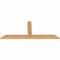 Ekena Millwork Portland Timber Gable Bracket, Western Red Cedar, 48"W x 20"H x 1 1/2"D x 3 1/2"F, 10/12 Pitch GBW048X20X0204POR00SWR - alternate 3